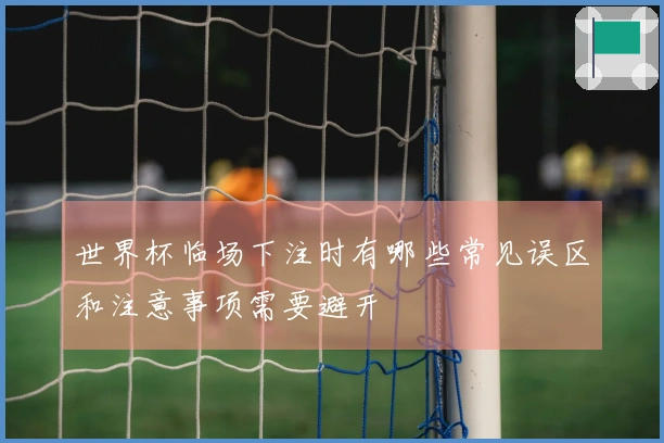 世界杯临场下注时有哪些常见误区和注意事项需要避开